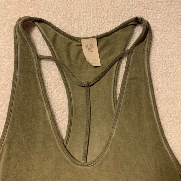Free People • We the Free Green Caged Tank Top - Picture 6 of 11